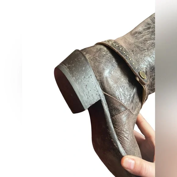 Senora Double H Western Leather Boots - Picture 3 of 6